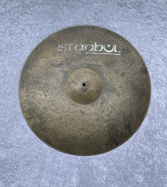 22" Istanbul Pre-Split White Label Turk Ride Cymbal 3738g *Video Demo*