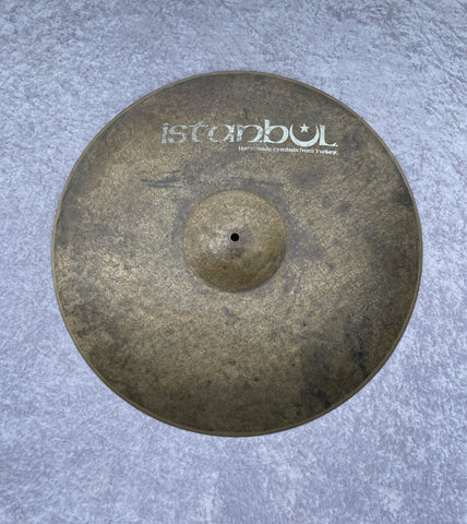 22" Istanbul Pre-Split White Label Turk Ride Cymbal 3738g *Video Demo*