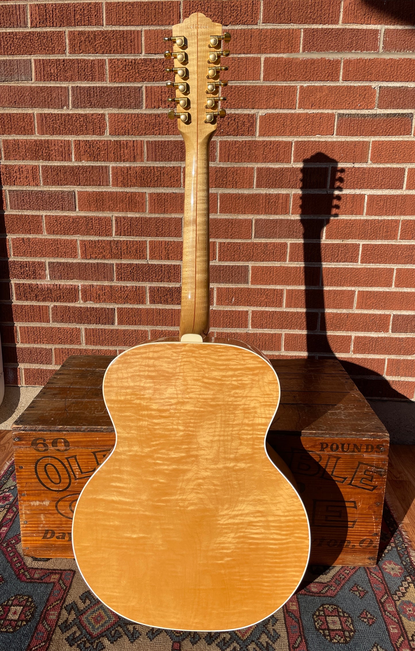 1995 Guild JF30-12-BL 12-String Jumbo Acoustic Guitar w/ OHSC Blonde
