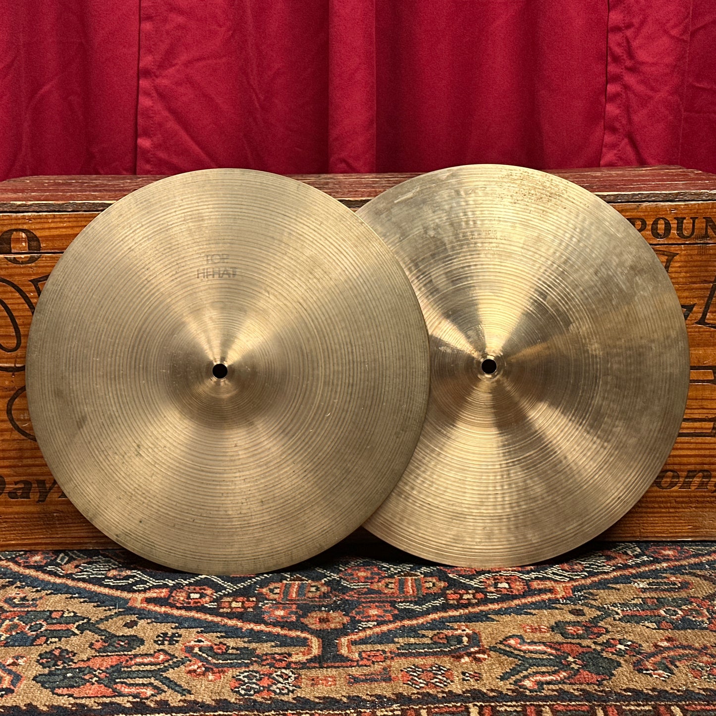 14" Zildjian A 1960s Hi-Hat Cymbal Pair 788g/858g *Video Demo