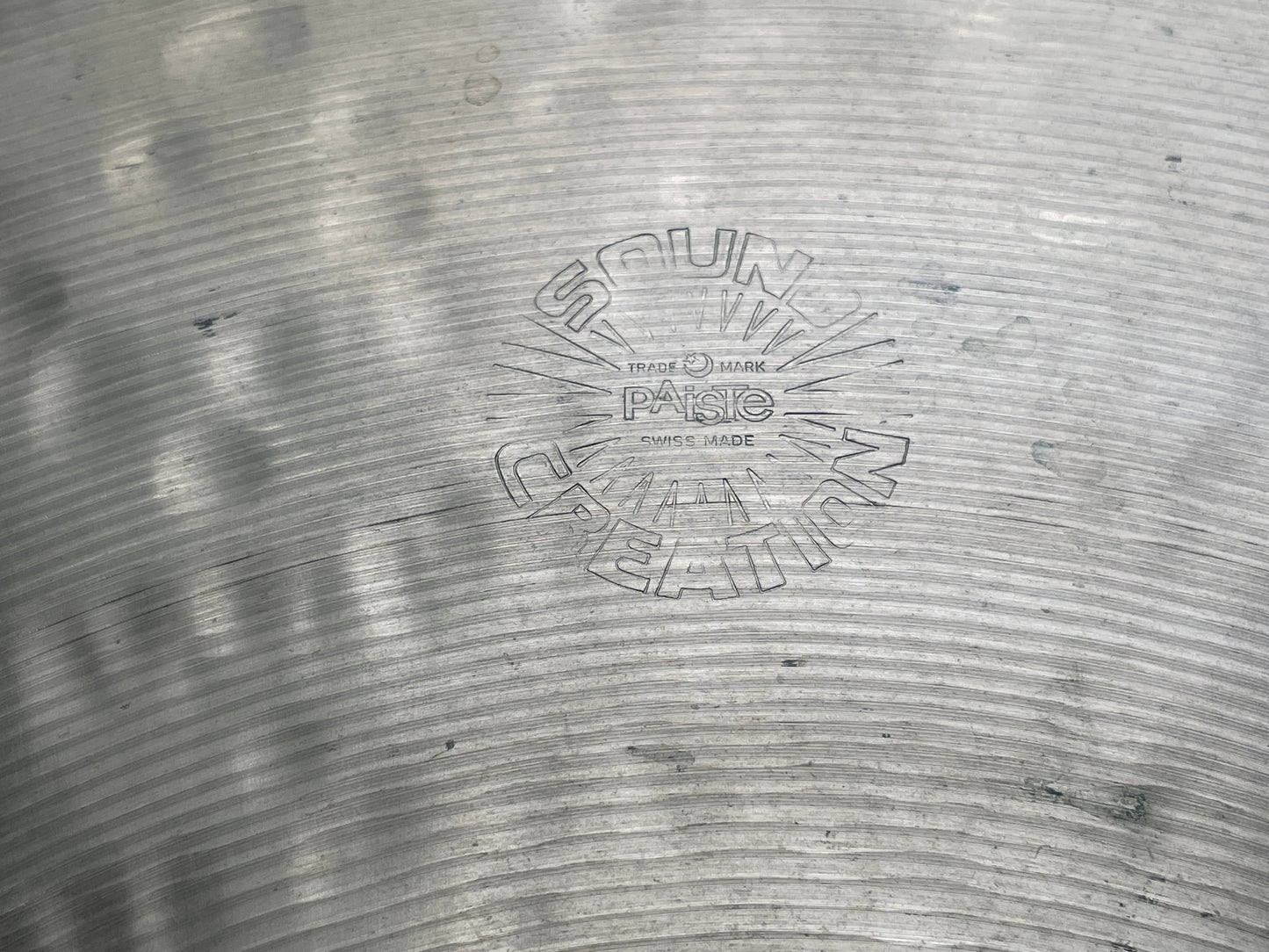 1978 20" Paiste Sound Creation Dark Ride Cymbal Black Label 2582g *Video Demo*