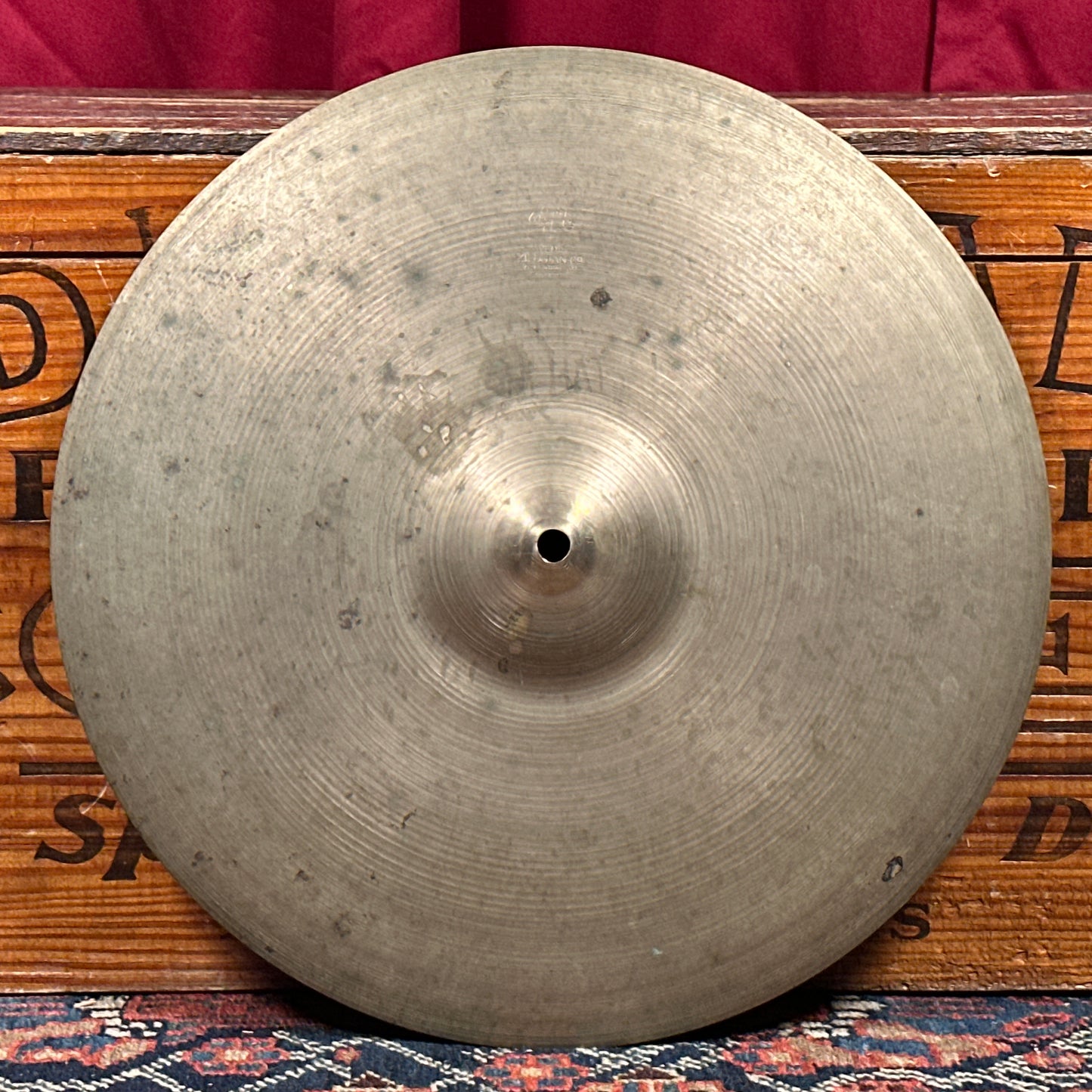 14" Zildjian A 1940s-1950s Trans Stamp THIN Hi-Hat Cymbal Pair 610g/642g *Video Demo*