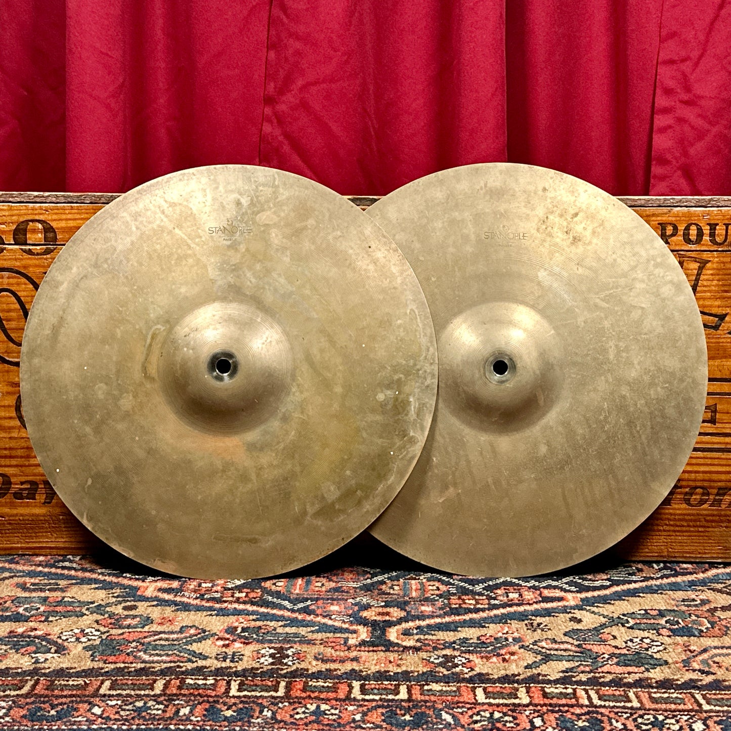 14" Paiste Stanople 1960s Hi-Hat Cymbal Pair 590g/600g *Video Demo*
