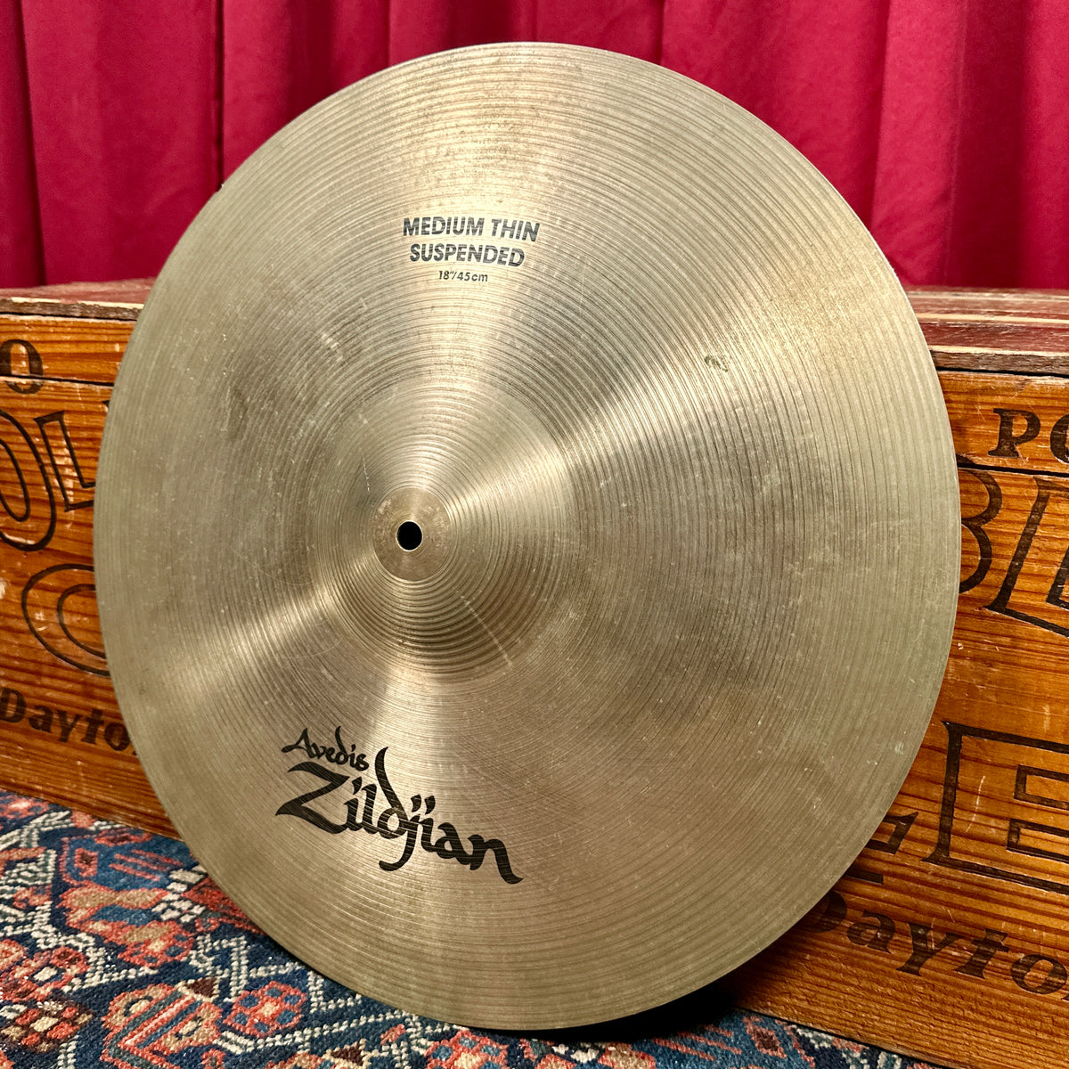 18" Zildjian A Medium Thin Suspended Ride Cymbal 1588g *Video*