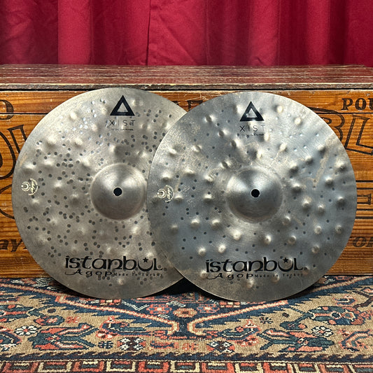 13" Istanbul Agop Xist Dry Dark Hi-Hat Cymbal Pair 512g/940g *Video Demo*