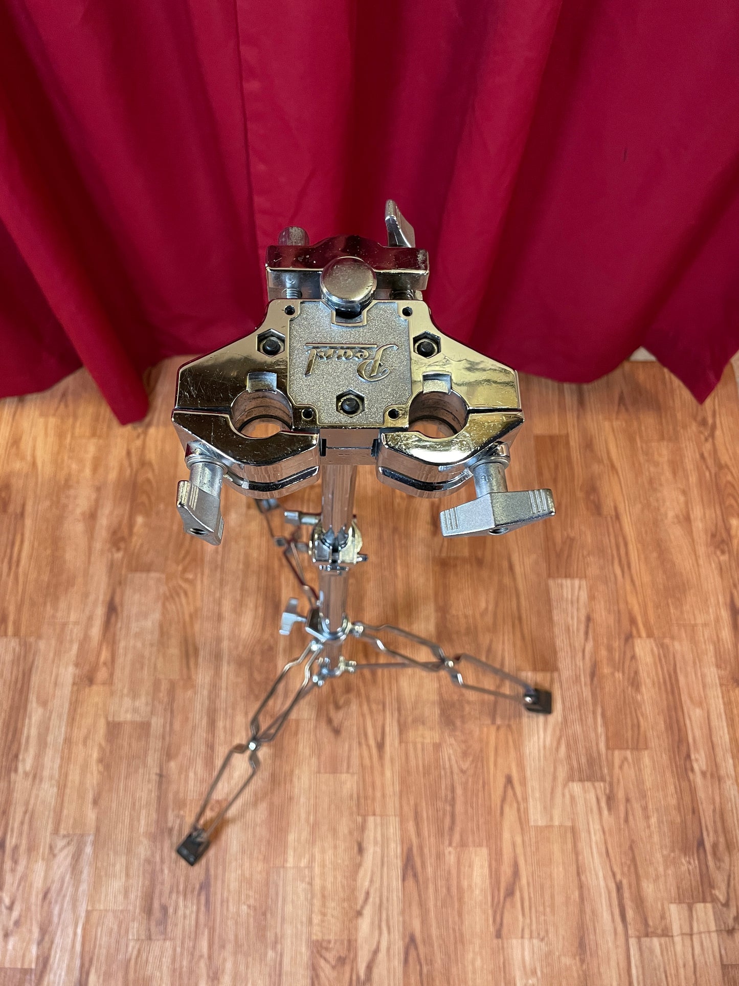 1980s Pearl T-900W Double Braced Single Tom Stand Red Label