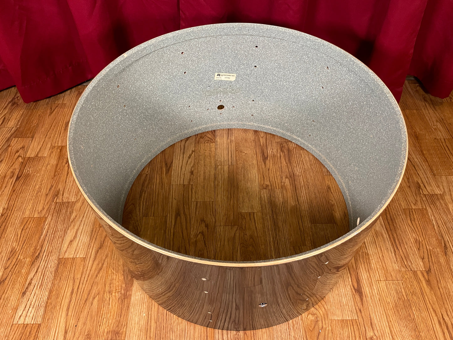 Early 1970s Rogers 14x24 Bass Drum Shell Black