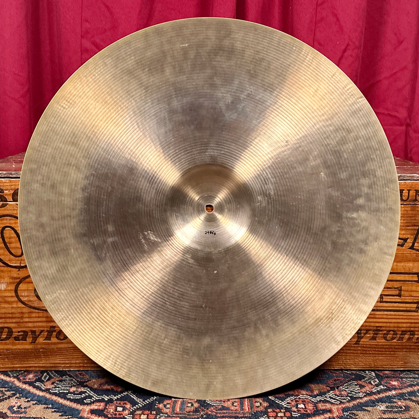 22" Paiste Formula 602 Pre-Serial 1960s Ride Cymbal 2986g *Video Demo*