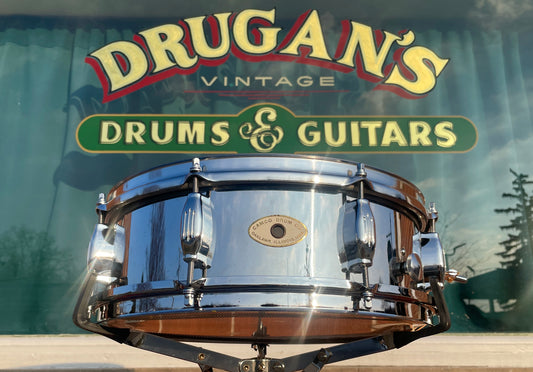 1960s Camco 701-EM Studio Model 5x14 Chrome Over Wood Snare Drum Oaklawn COW
