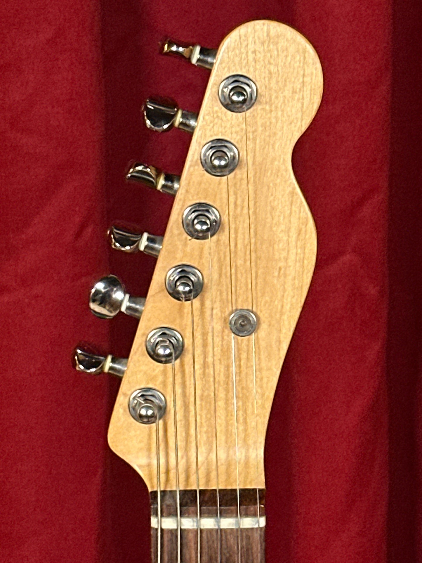 Allparts Double Bound Telecaster-Style Electric Guitar Candy Apple Red w/ EMG Pickups Partscaster
