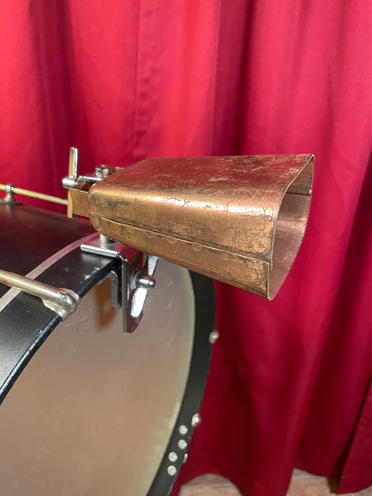 Vintage Slingerland No. 1376 3 1/2" Tuned Cowbell w/ Bass Drum Mount