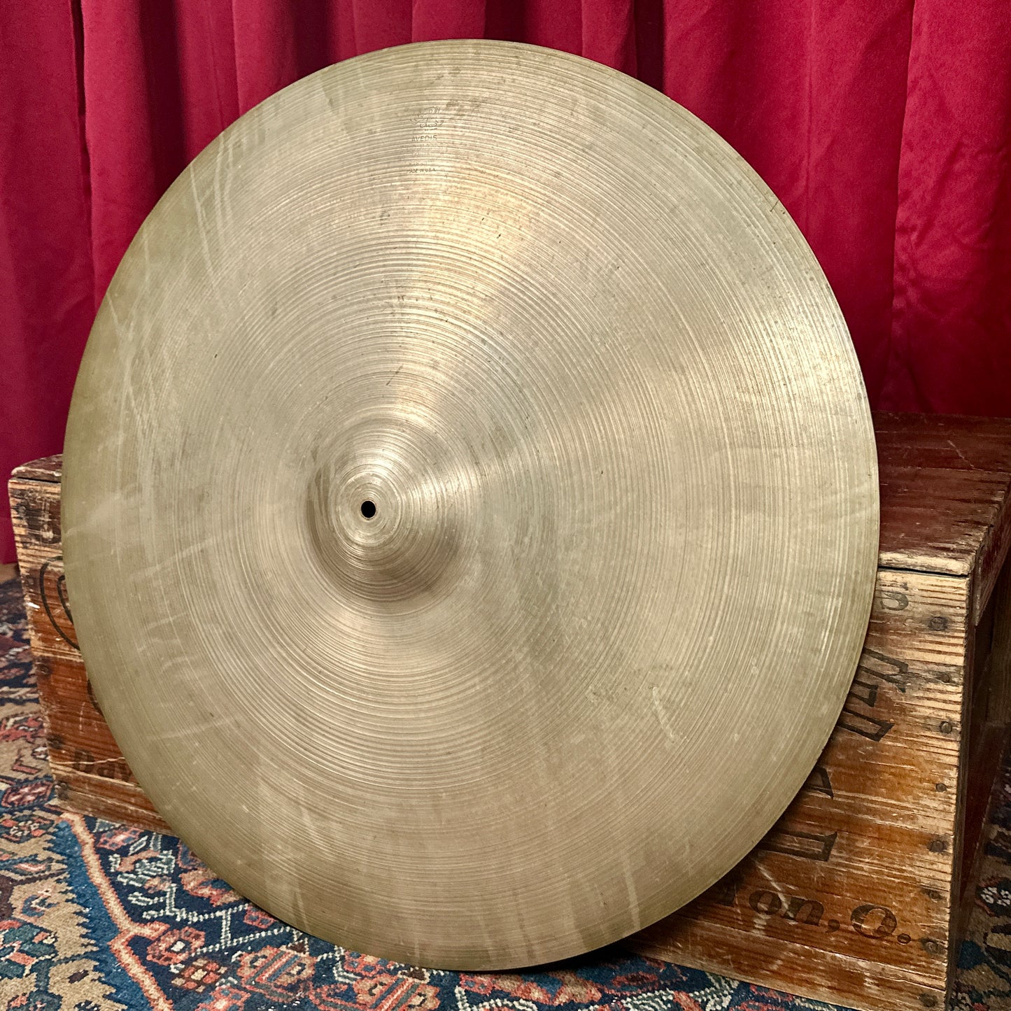 26" Zildjian A 1950s Large Stamp Light Ride Cymbal 4130g *Video Demo*
