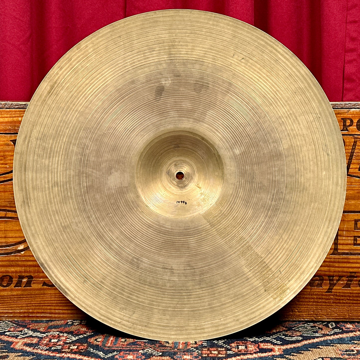 18" Zildjian A 1950s Large Stamp Ride Cymbal 1470g *Video Demo*
