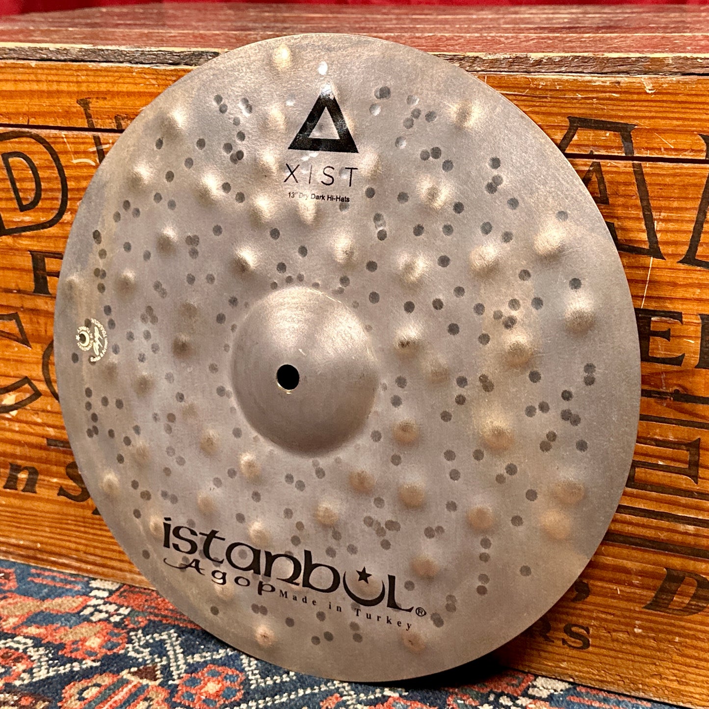 13" Istanbul Agop Xist Dry Dark Hi-Hat Cymbal Pair 506g/898g *Video Demo*