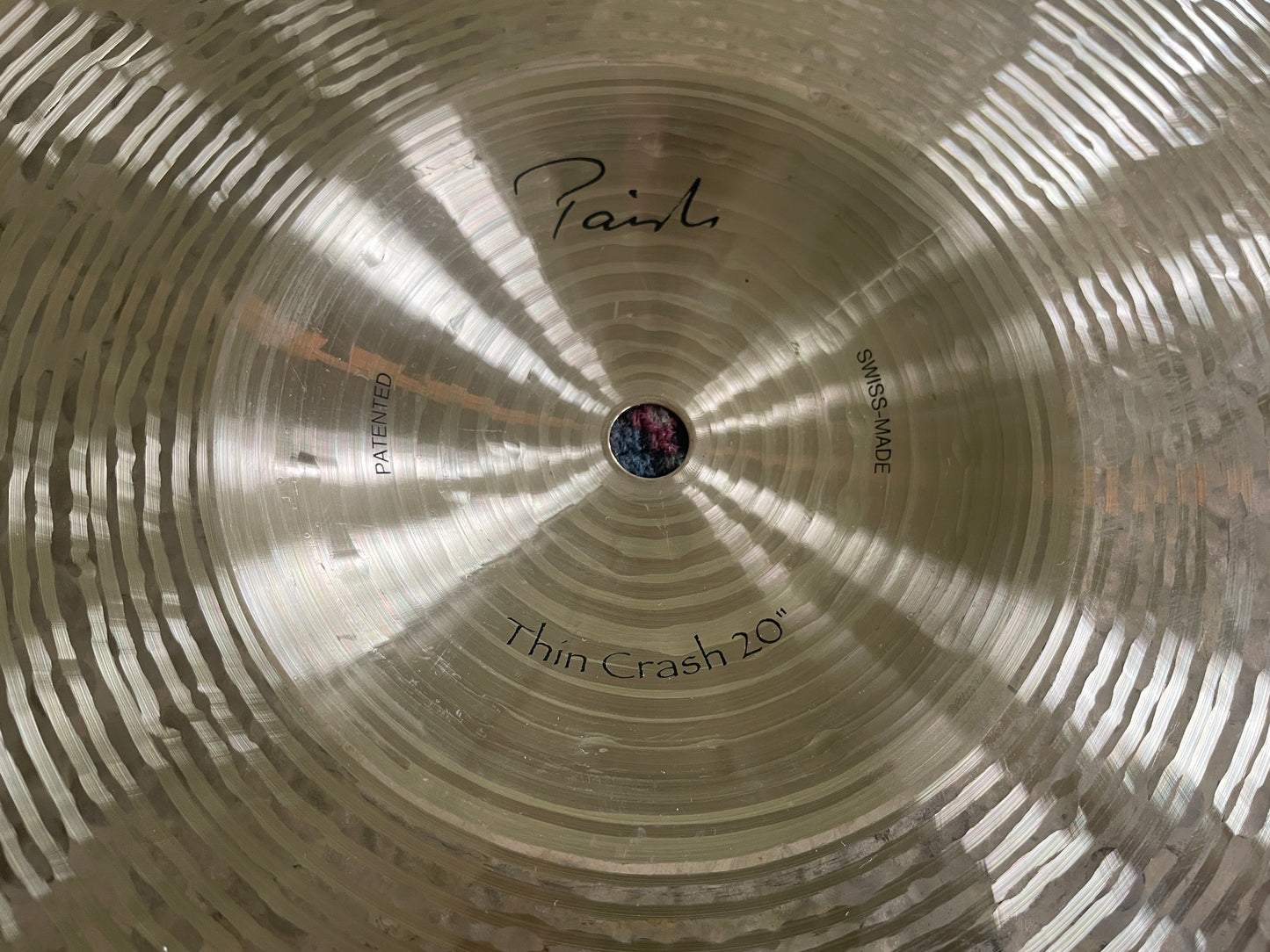 20" Paiste Signature Traditional Thin Crash Cymbal 1836g