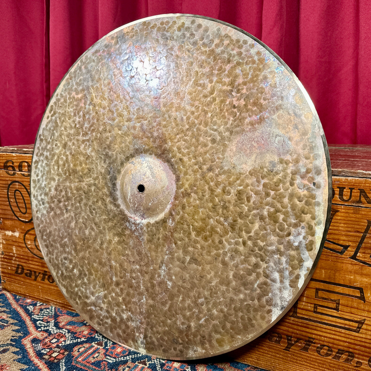 22" Cymbal & Gong Midnight Lamp Crash / Ride Cymbal 2156g *Video*