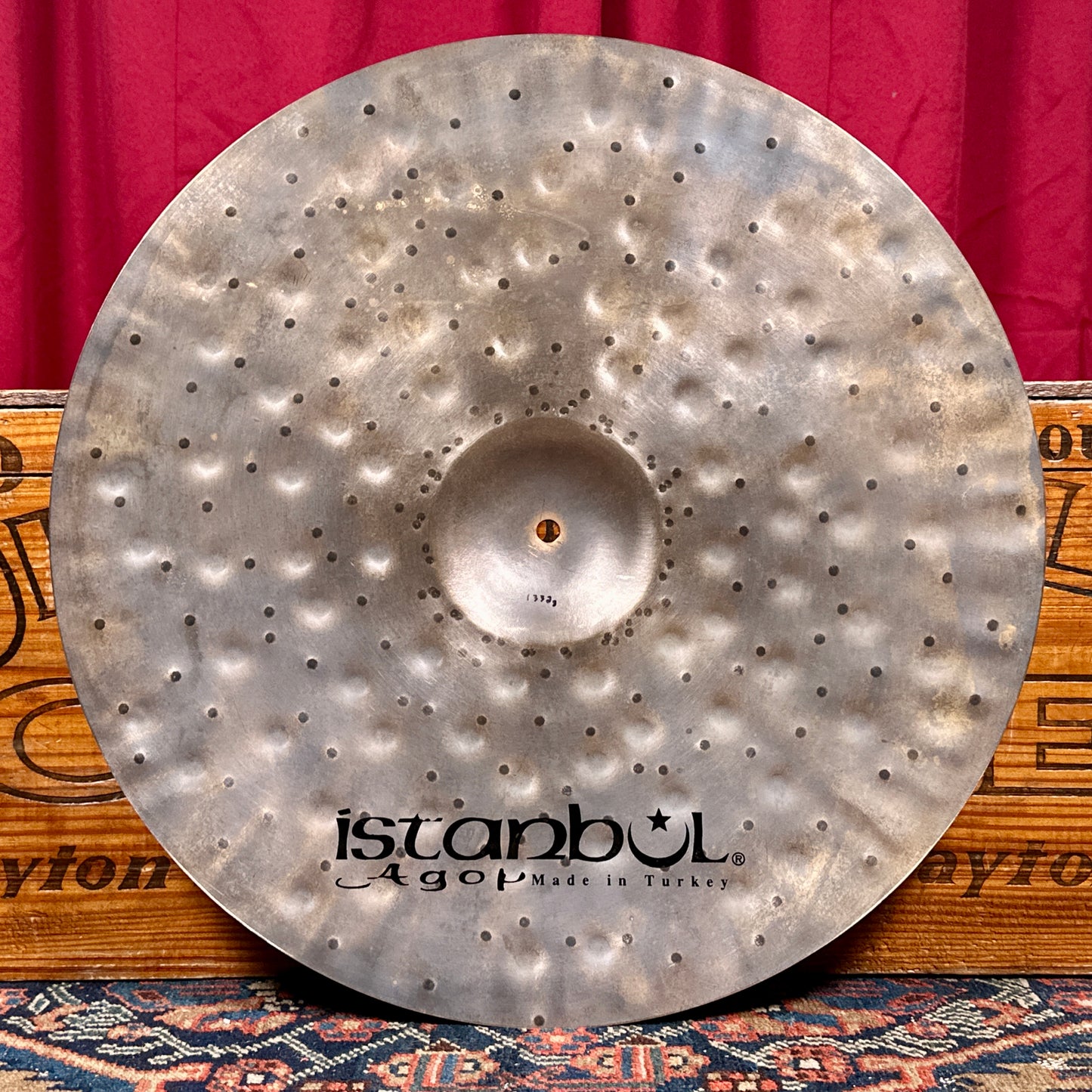20" Istanbul Agop Xist Dry Dark Crash Cymbal 1332g *Video Demo*