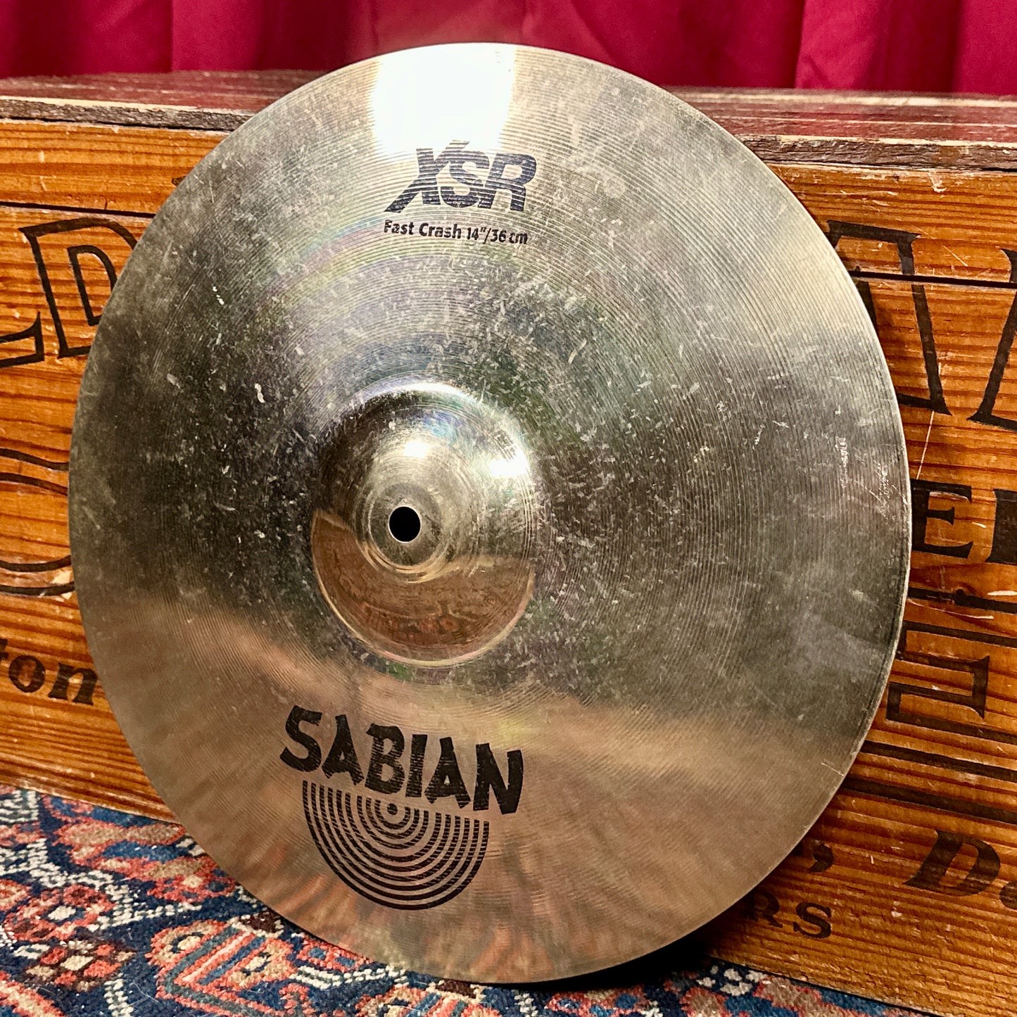 14" Sabian XSR Fast Crash Cymbal 694g *Video*