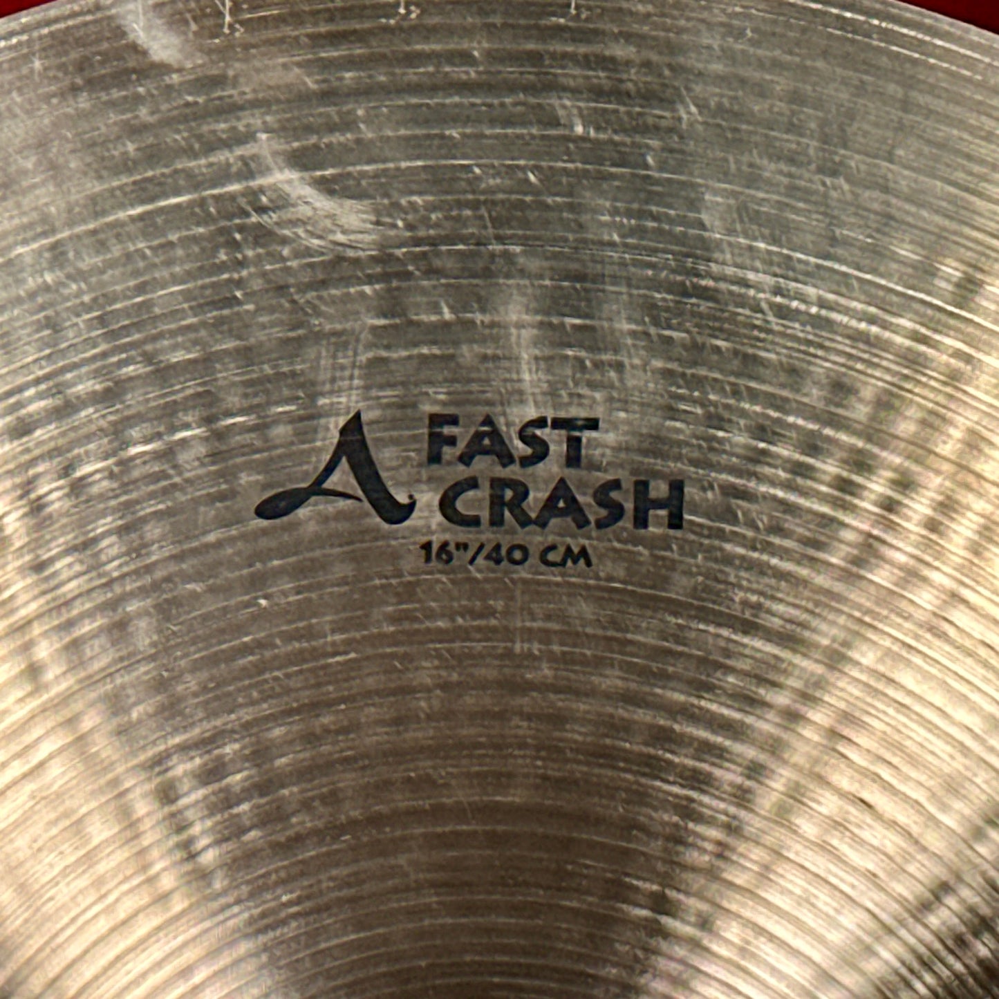16" Zildjian A Fast Crash Cymbal 902g *Video*