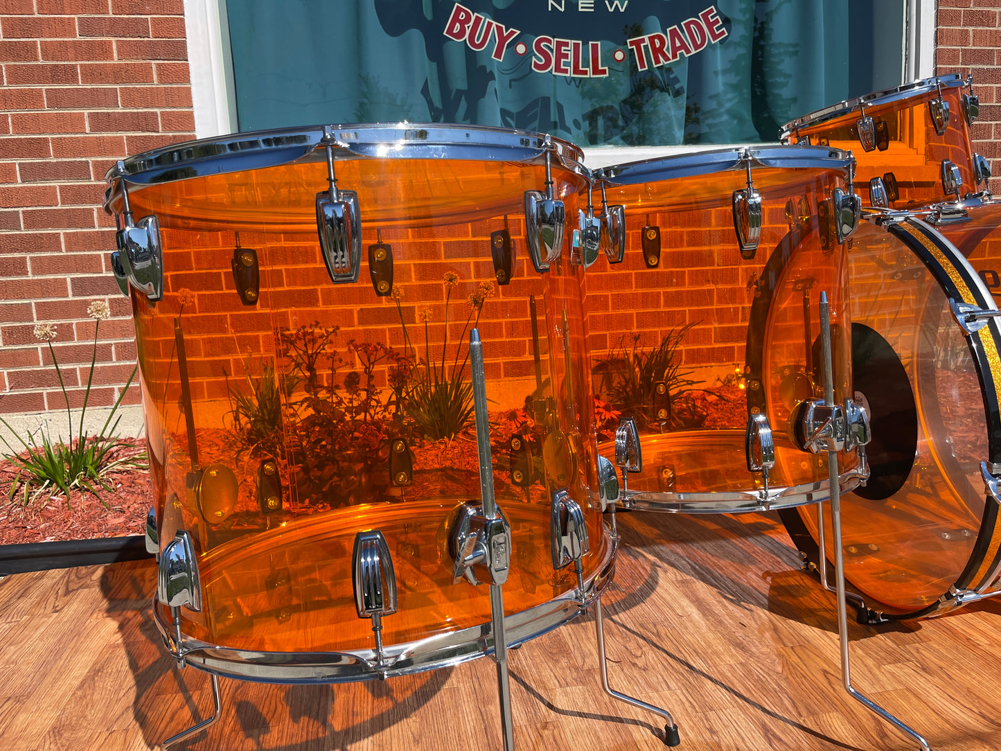 Ludwig Vistalite Reissue Zep Outfit Drum Set 26/14/16/18