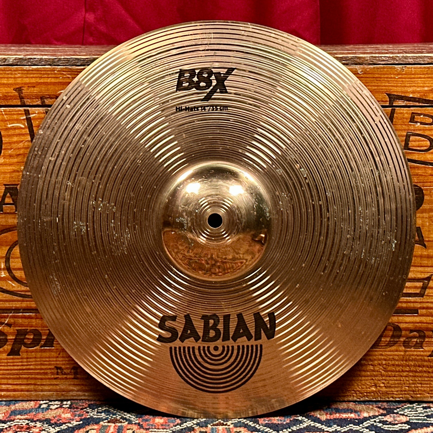 14" Sabian B8X Hi-Hat Cymbal Pair 972g/1144g