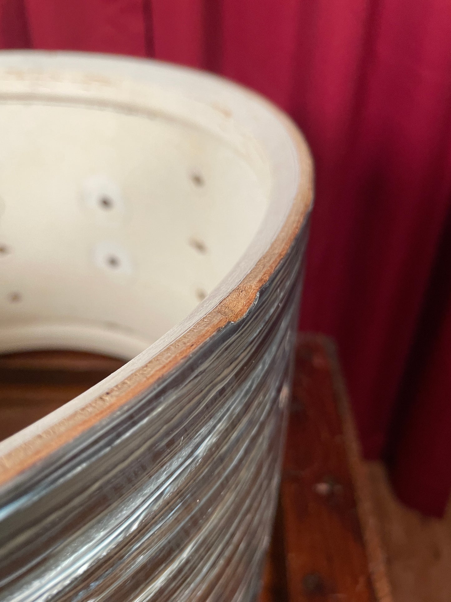1960s Vintage Ludwig Super Classic 9x13 Tom Shell Oyster Blue Pearl