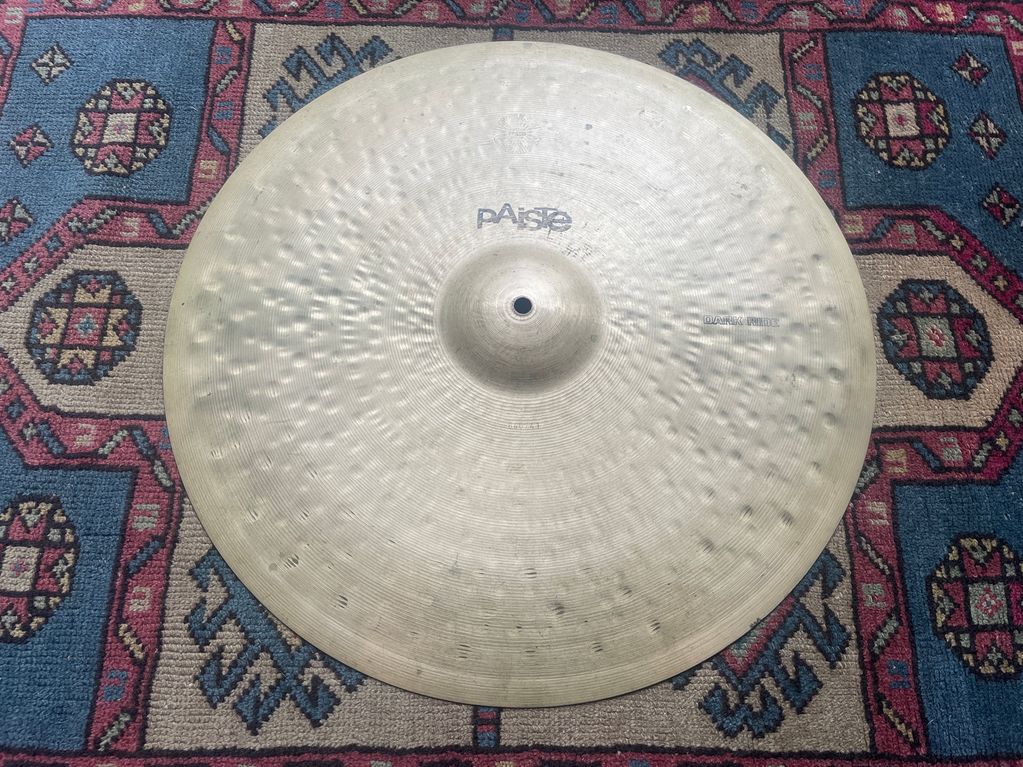 1978 20" Paiste Sound Creation Dark Ride Cymbal Black Label 2582g *Video Demo*