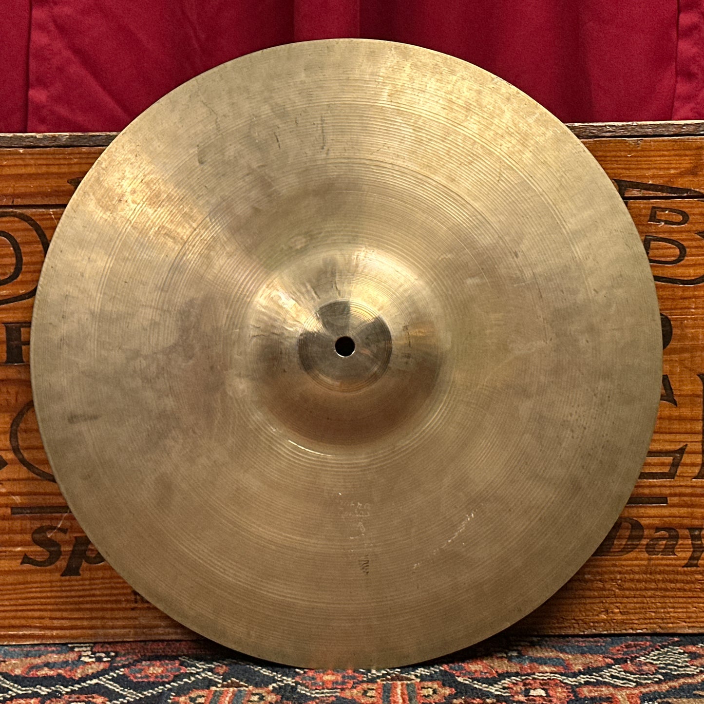 15" Zanchi Vibra F&F 1950s Paper Thin Hi-Hat Cymbal Pair 850g/948g Pre-UFIP Made in Italy *Video Demo*