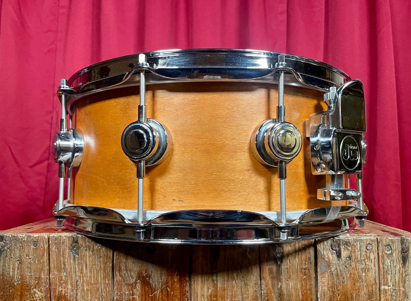 1996 DW Collector's Series 6x14 Maple Snare Drum Keller Shell