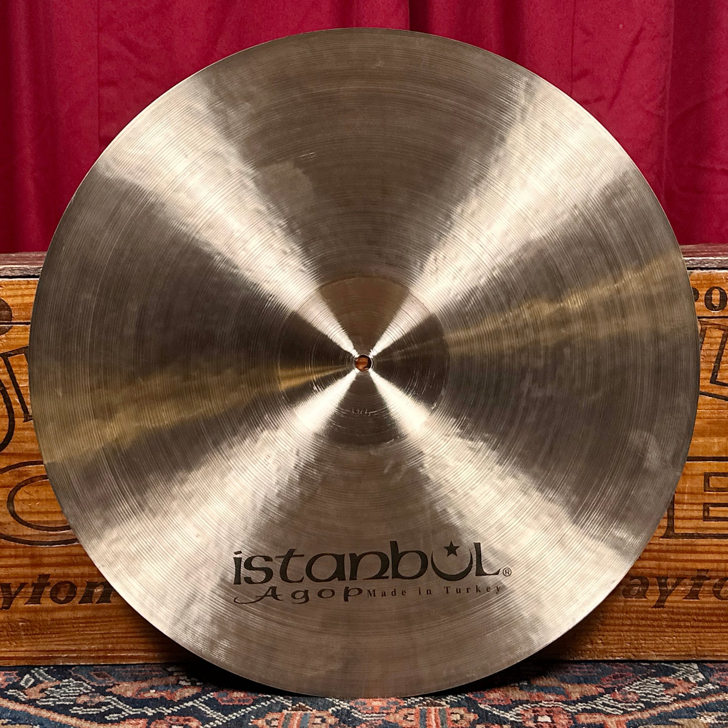20" Istanbul Agop Xist Natural Crash Cymbal 1812g *Video Demo*