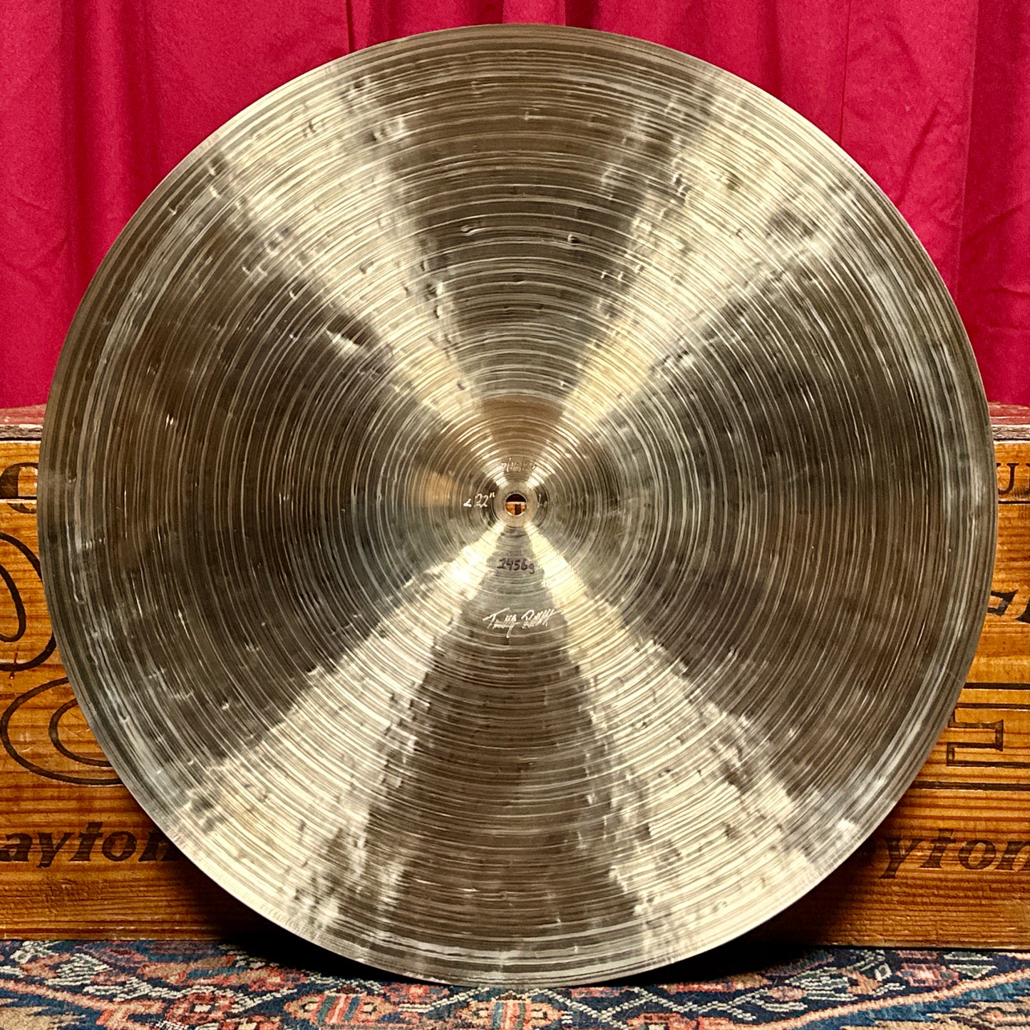 22" Timothy Roberts Landmark Ride Cymbal 2456g *Video*