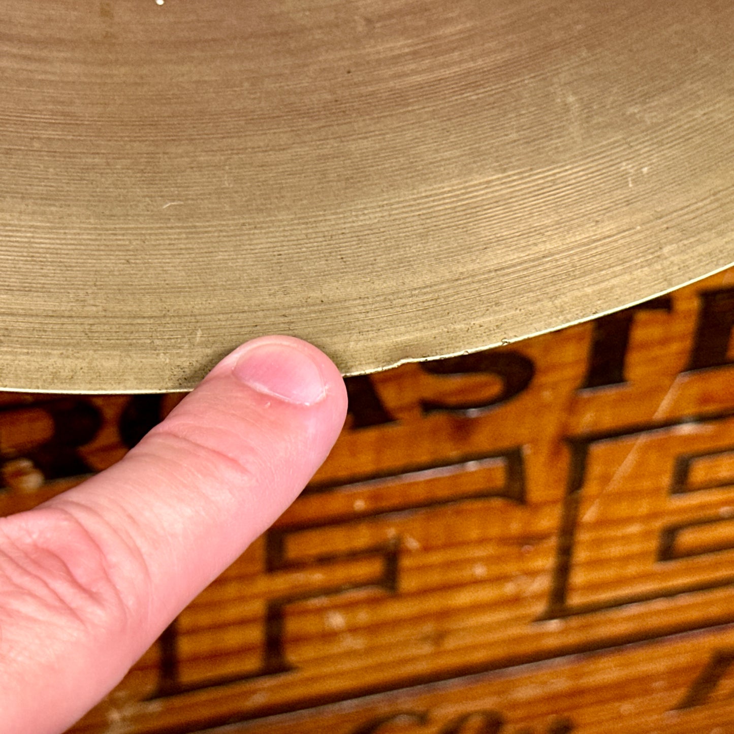 14" Zildjian A 1930s 1st / 2nd / Pre-Trans Stamp Hi-Hat Single Splash Cymbal 514g *Video*