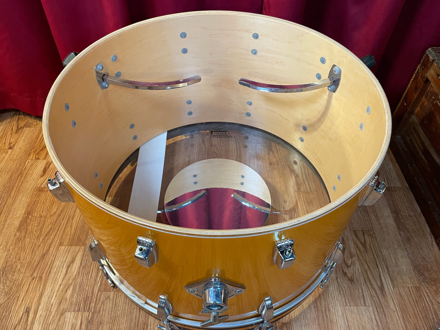 1979 Ludwig Concert Tom Drum Set Gold Silk 24/13/14/15/18