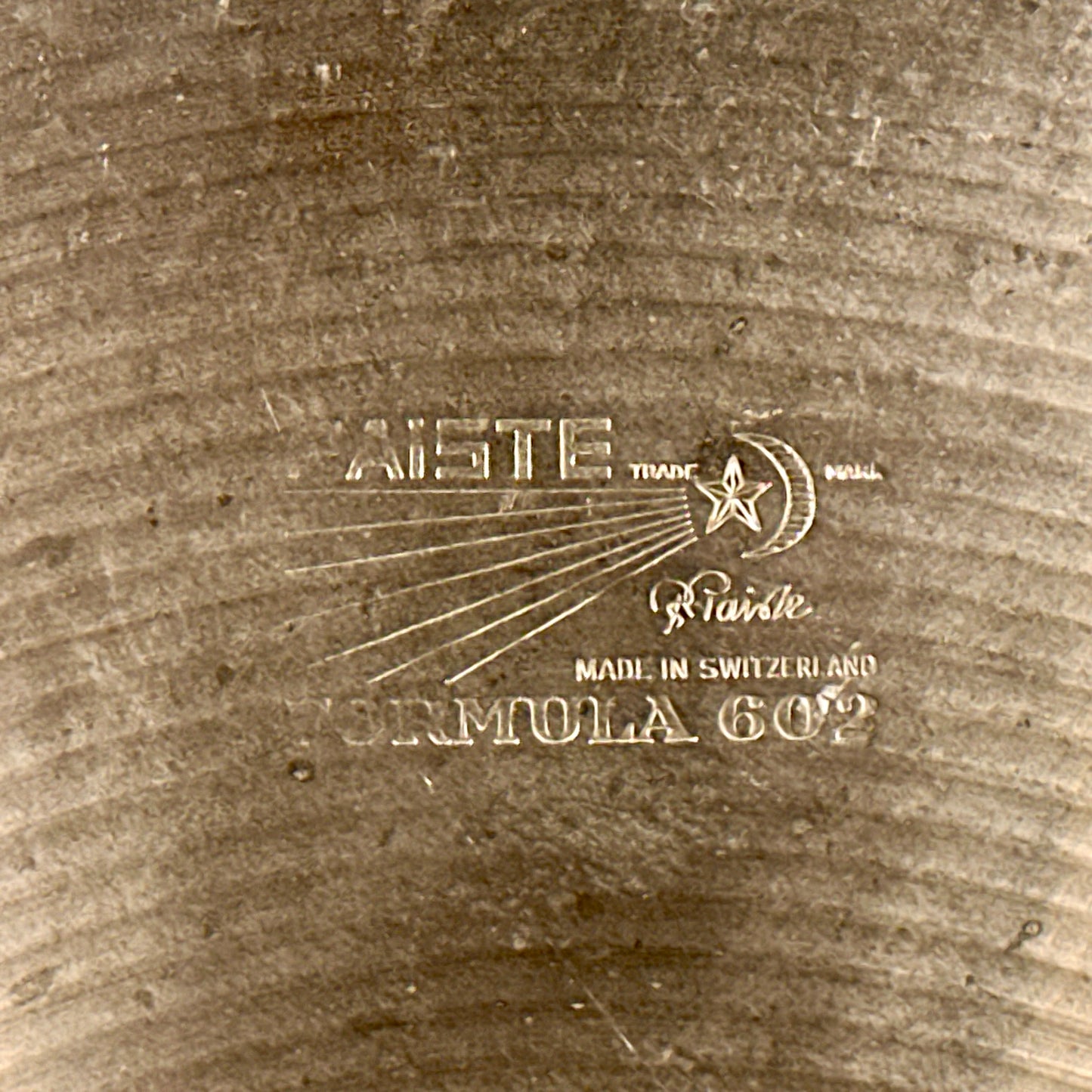 17" Paiste Formula 602 Pre-Serial 1960s Crash Ride Cymbal 1526g *Video Demo*