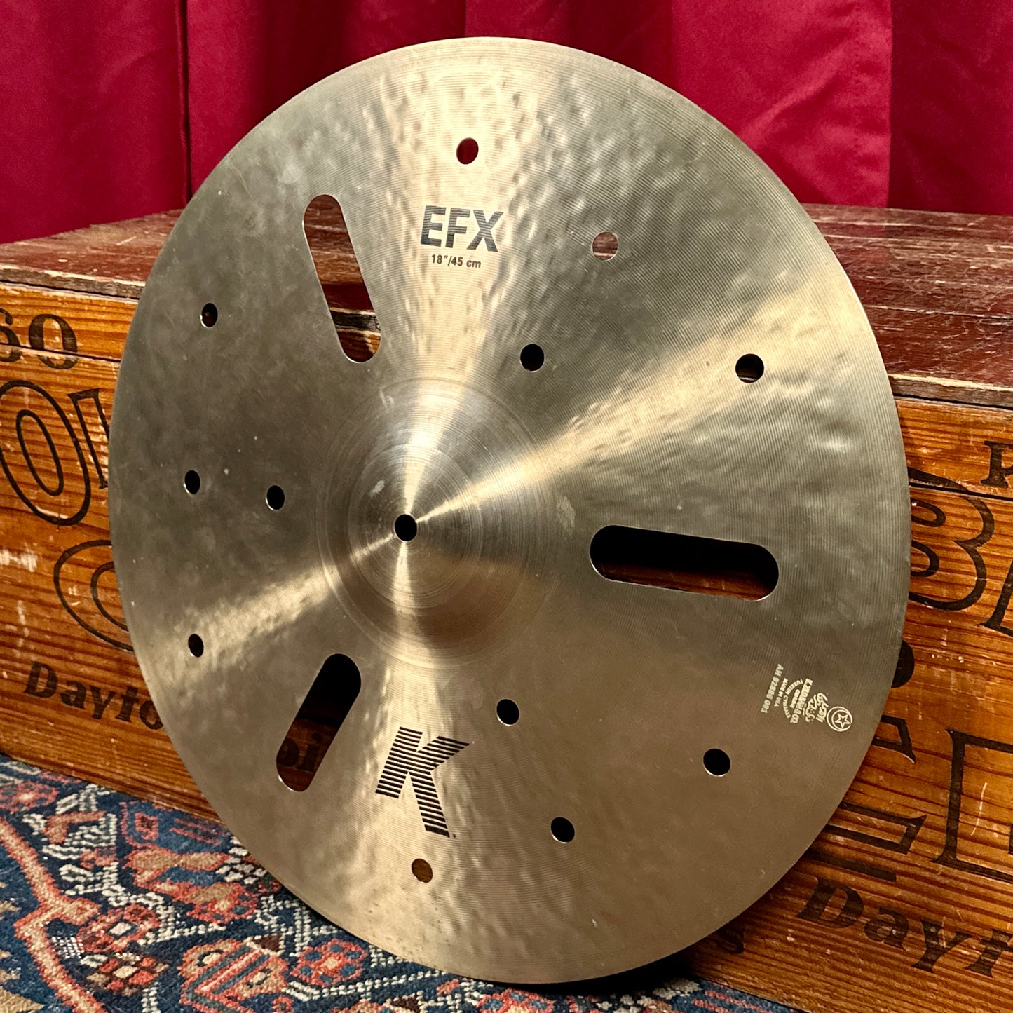 18" Zildjian K EFX Crash Cymbal 1314g *Video Demo*
