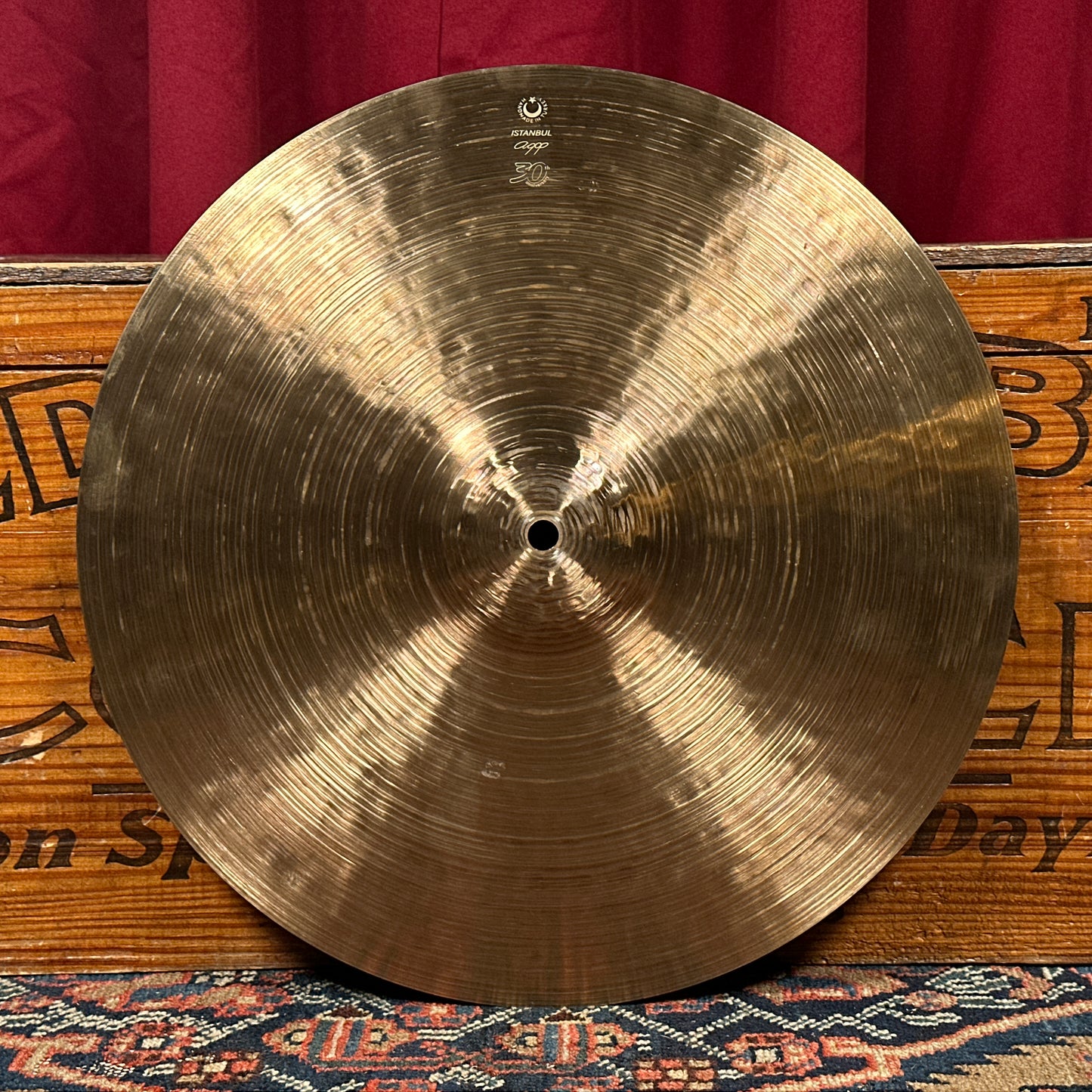 16" Istanbul Agop 30th Anniversary Hi-Hat Cymbal Pair 1058g/1324g *Video Demo*