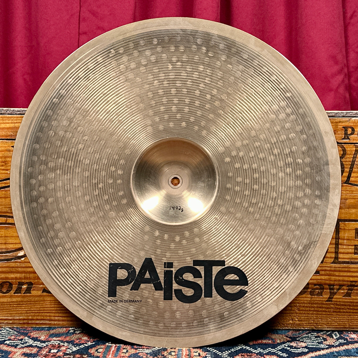 18" Paiste Bronze 502 Crash Cymbal 1492g *Video*