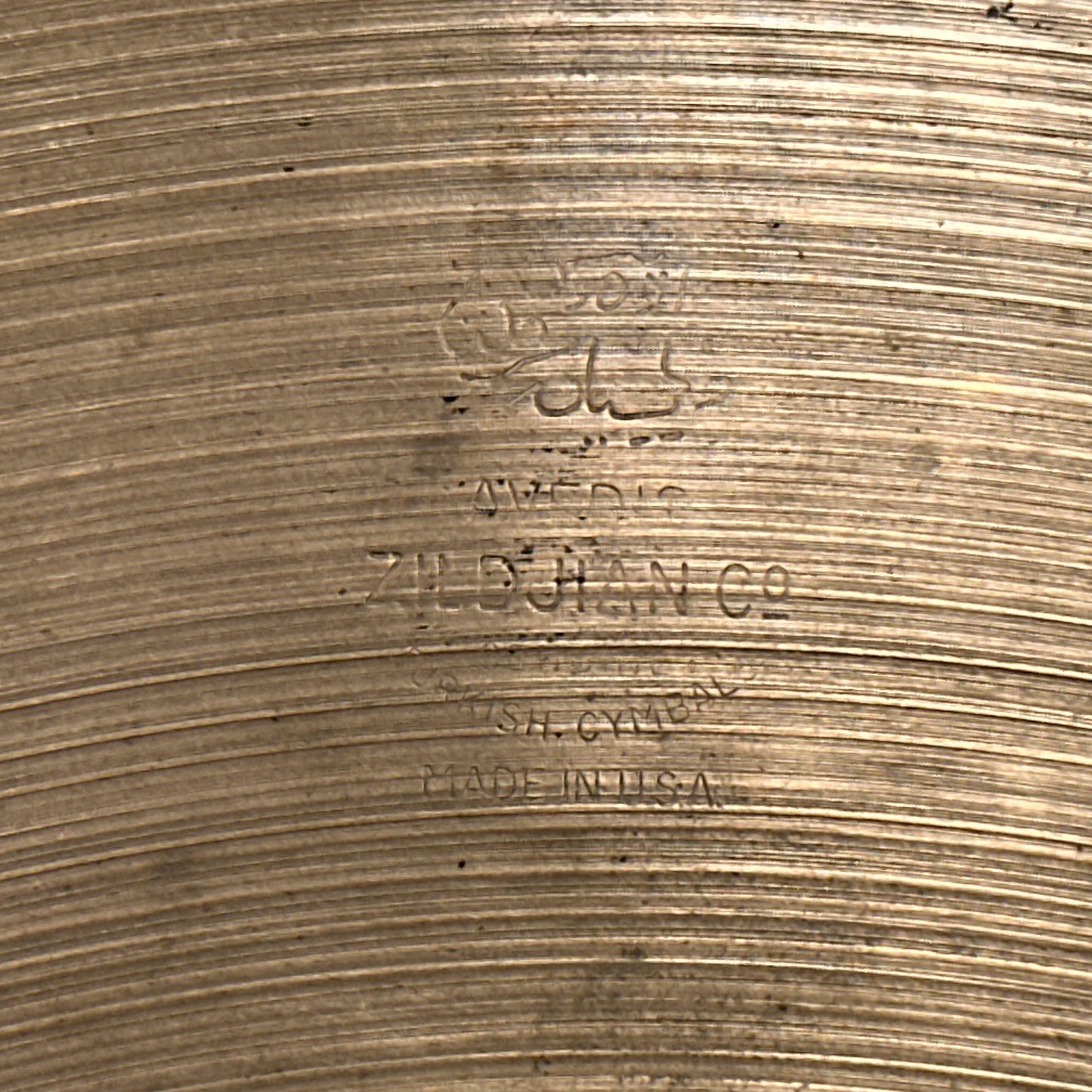 19" Zildjian A 1950s Small Stamp Medium-Light Ride Cymbal w/ 1 Rivet 1908g *Video Demo*