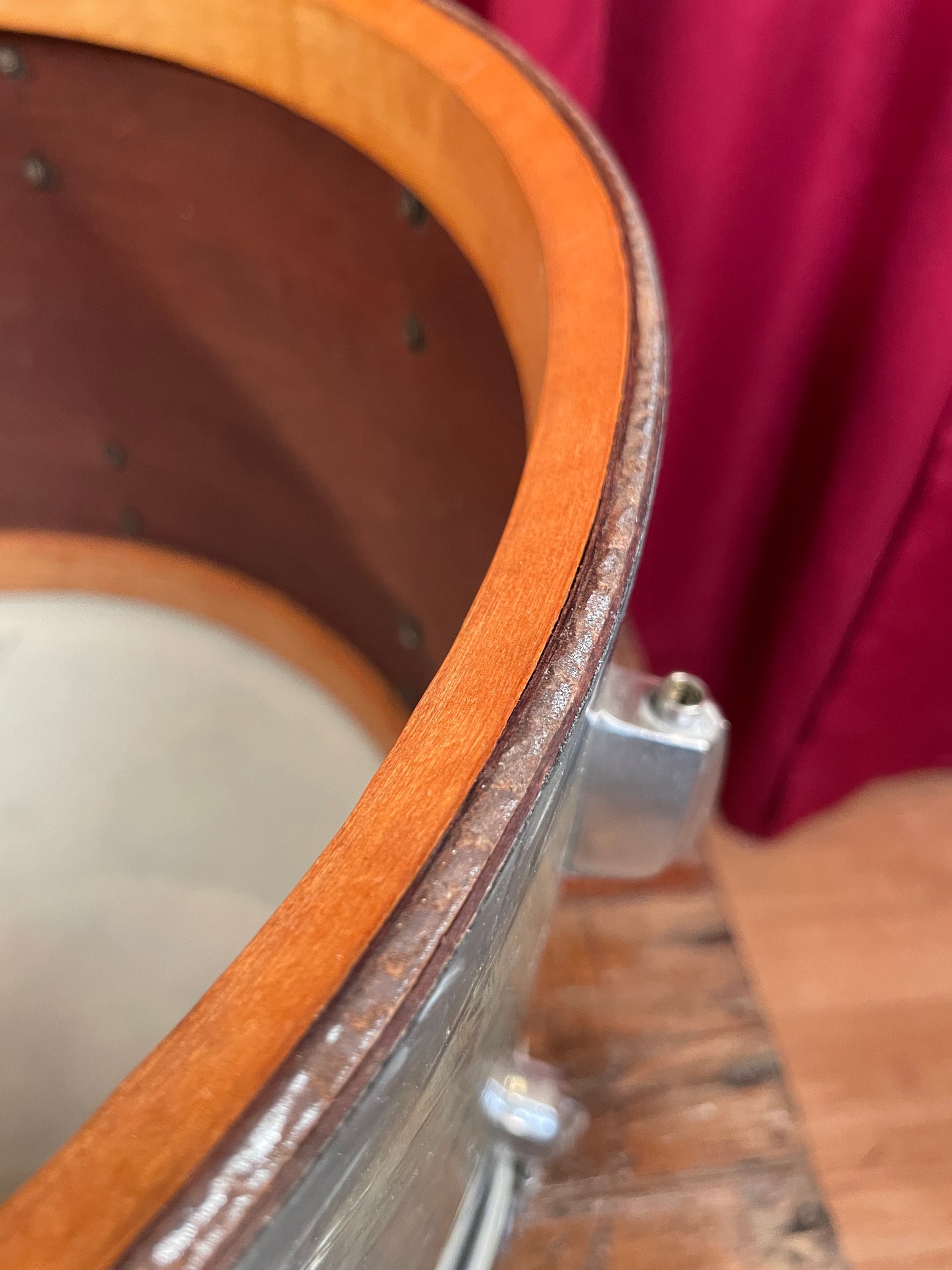 Slingerland Radio King 14x18 Tenor Bass Drum Blue Diamond Pearl - Rare Finish