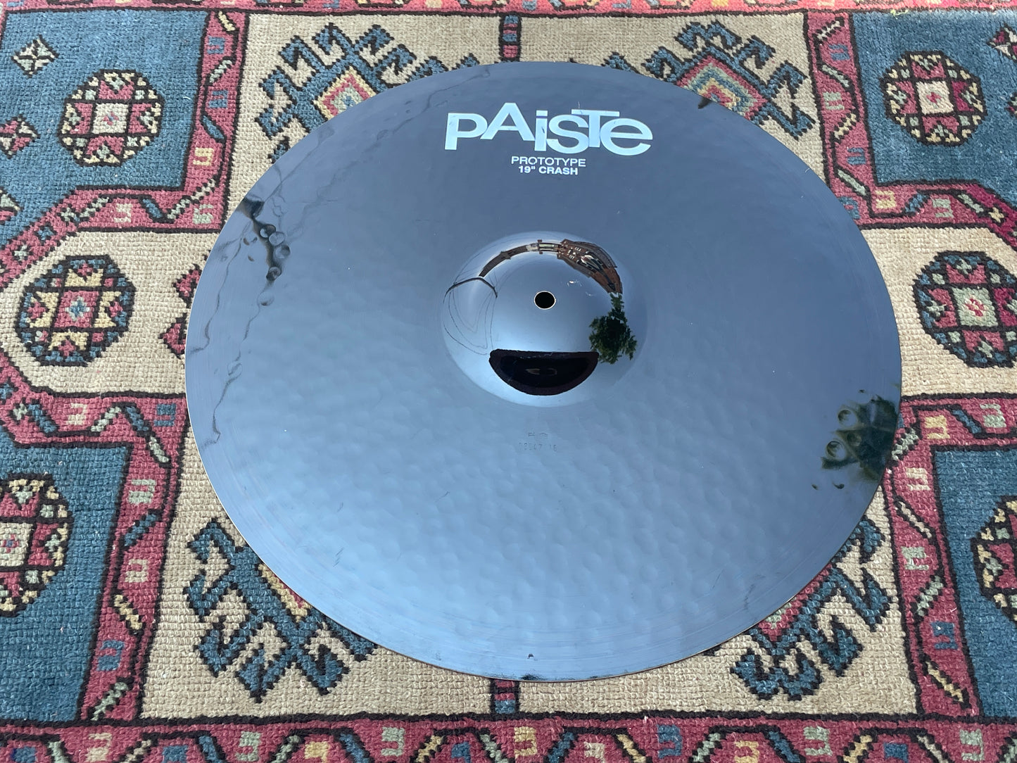 19" Paiste 2002 Prototype Color Sound Crash Cymbal Black 1814g