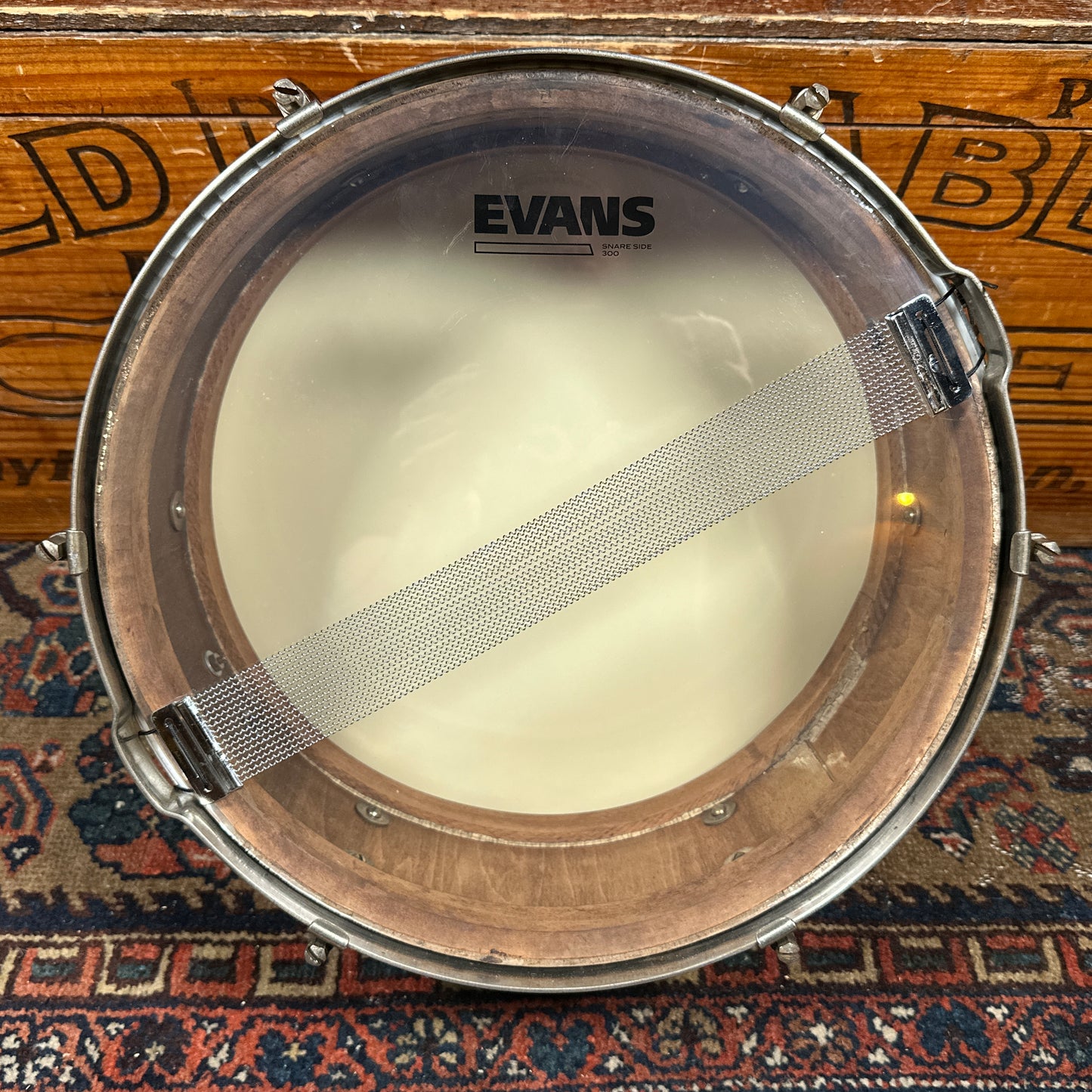 1940s Drum Master 5.5x13 Vintage Sears Roebuck Snare Drum Black