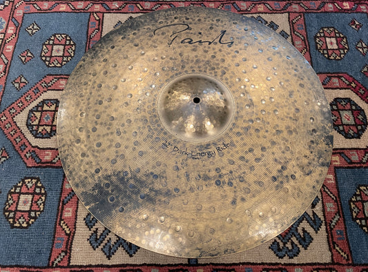 22" Paiste Signature Dark Energy Ride Mark I Cymbal 3044g