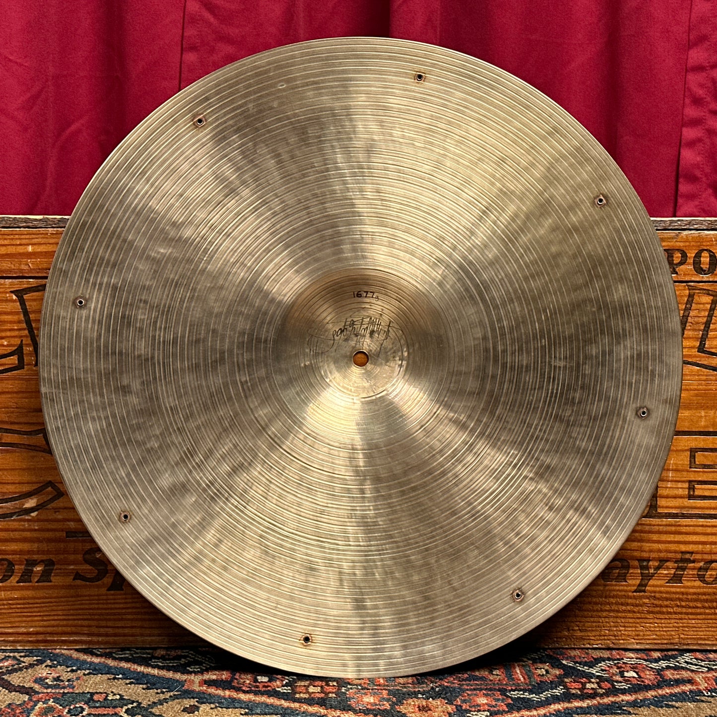 18" K. Zildjian Istanbul 1960s New Stamp Sizzle Crash Ride Cymbal 1677g *Video Demo*
