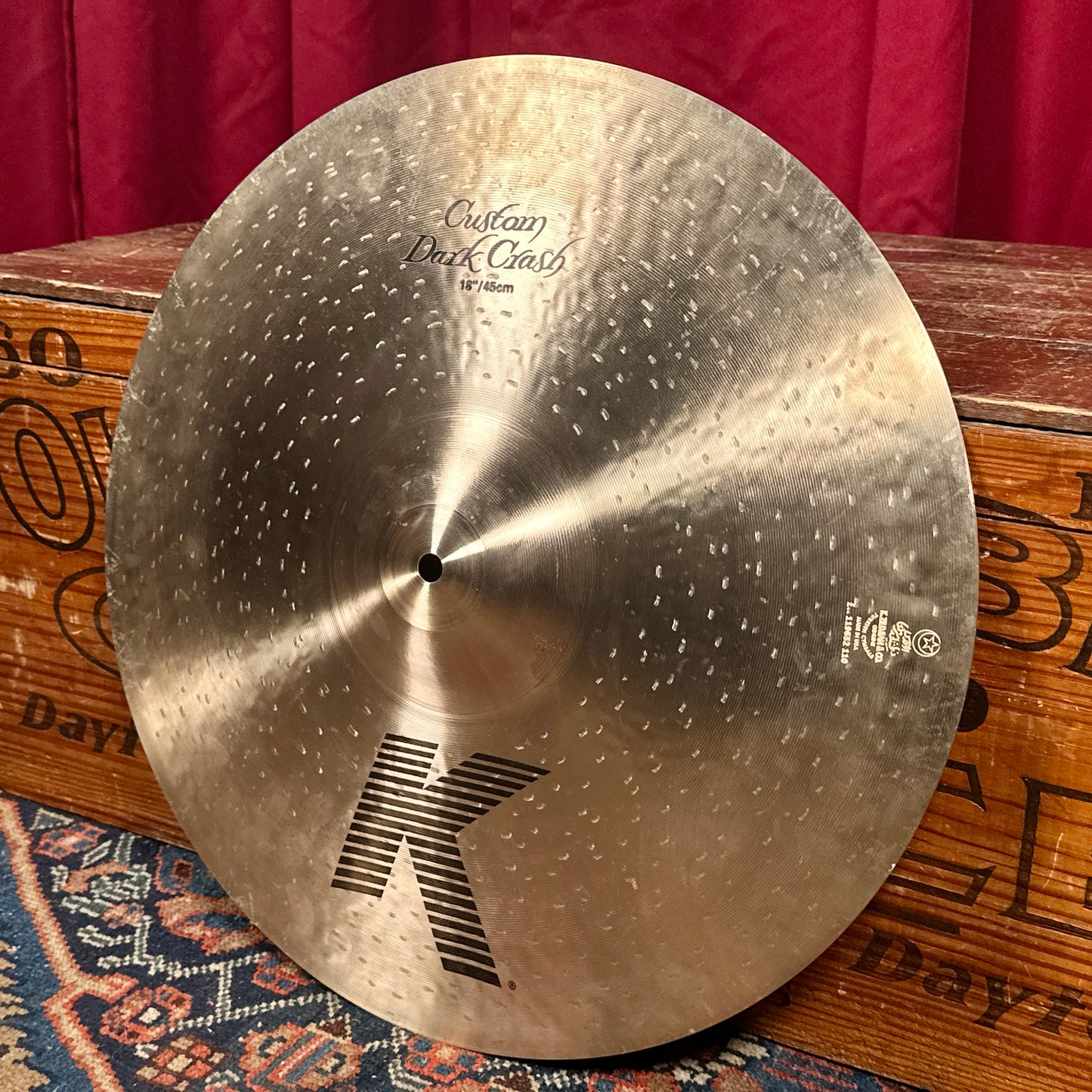 18" Zildjian K Custom Dark Crash Cymbal 1360g *Video Demo*