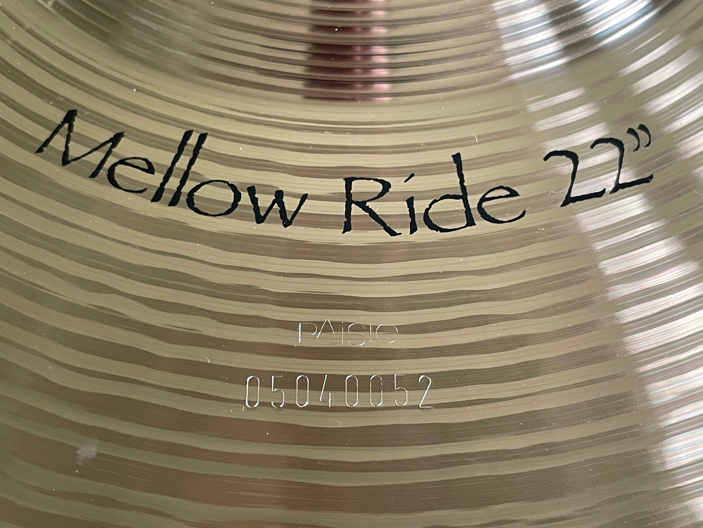 22" Paiste Signature Mellow Ride Cymbal 3116g *Video Demo*