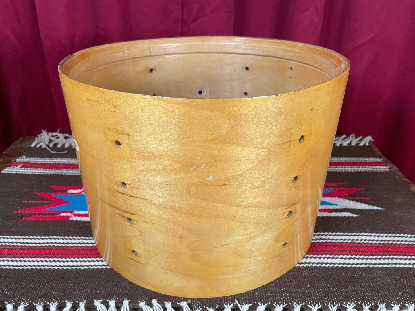 Vintage Ludwig Super Classic 9x13 Tom Drum Shell Maple Finish