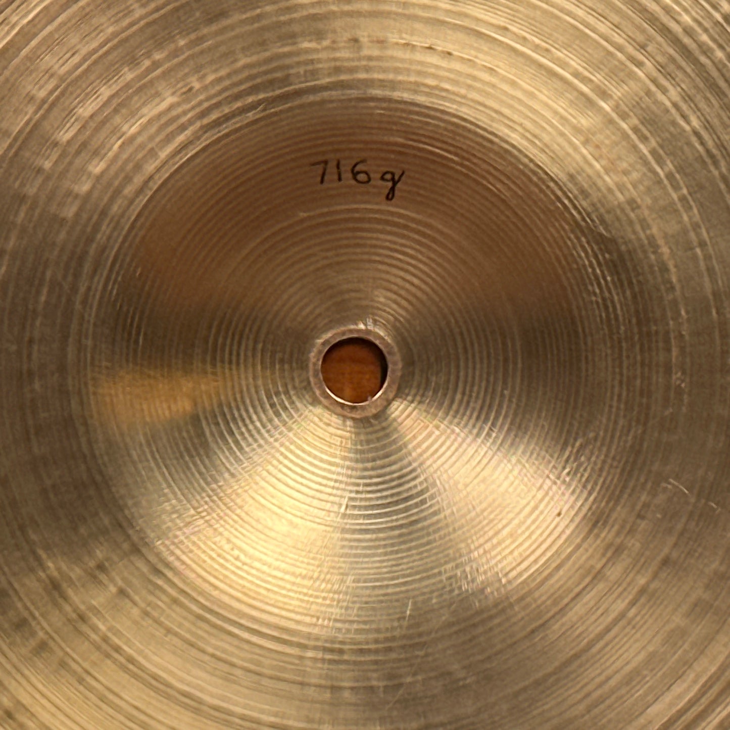 13" Zildjian A 1950s Small Stamp Hi-Hat Single / Small Crash Cymbal 716g
