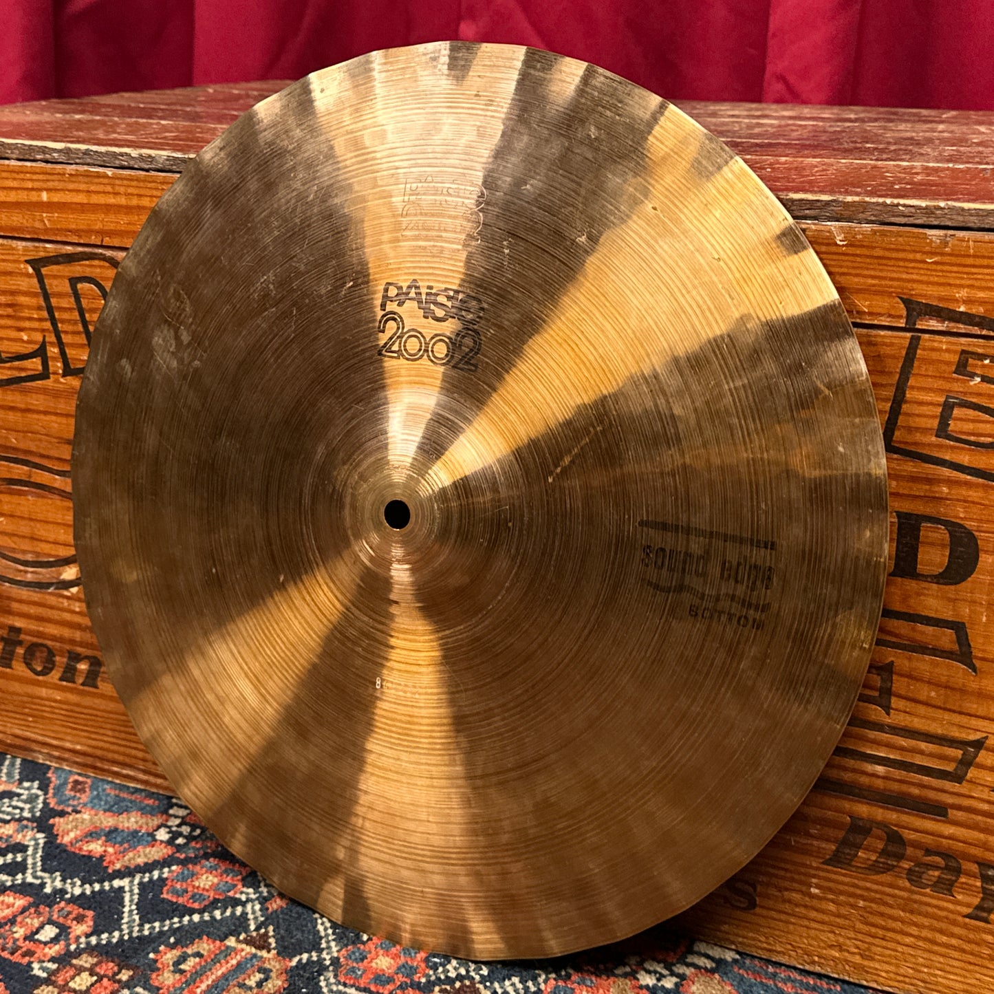 15" Paiste 2002 Black Label 1978 Sound Edge Hi-Hat Cymbal Pair 1168g/1272g *Video Demo*