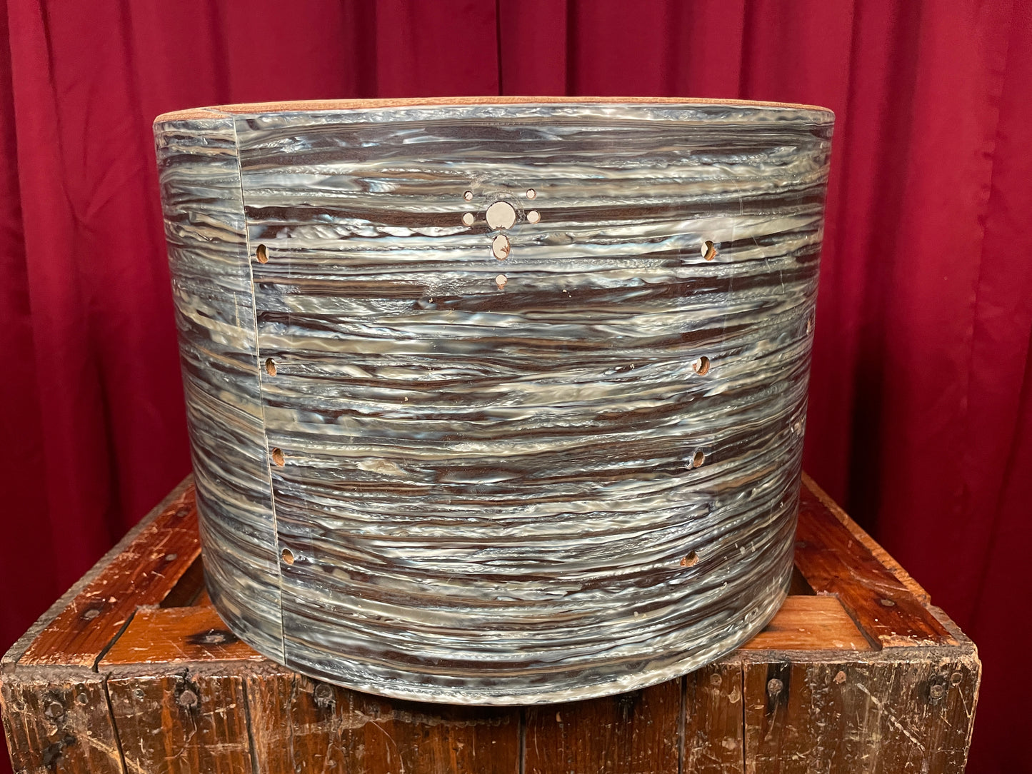 1960s Vintage Ludwig Super Classic 9x13 Tom Shell Oyster Blue Pearl