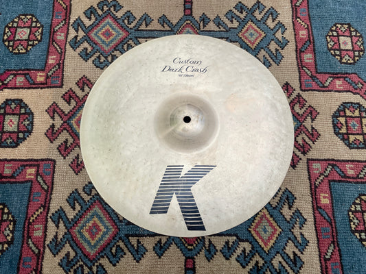 15" Zildjian K Custom Dark Crash Cymbal 930g